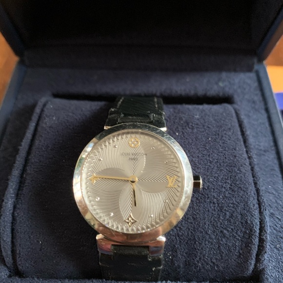 Louis Vuitton Tambour slim Watch w/extra band - Picture 5 of 6